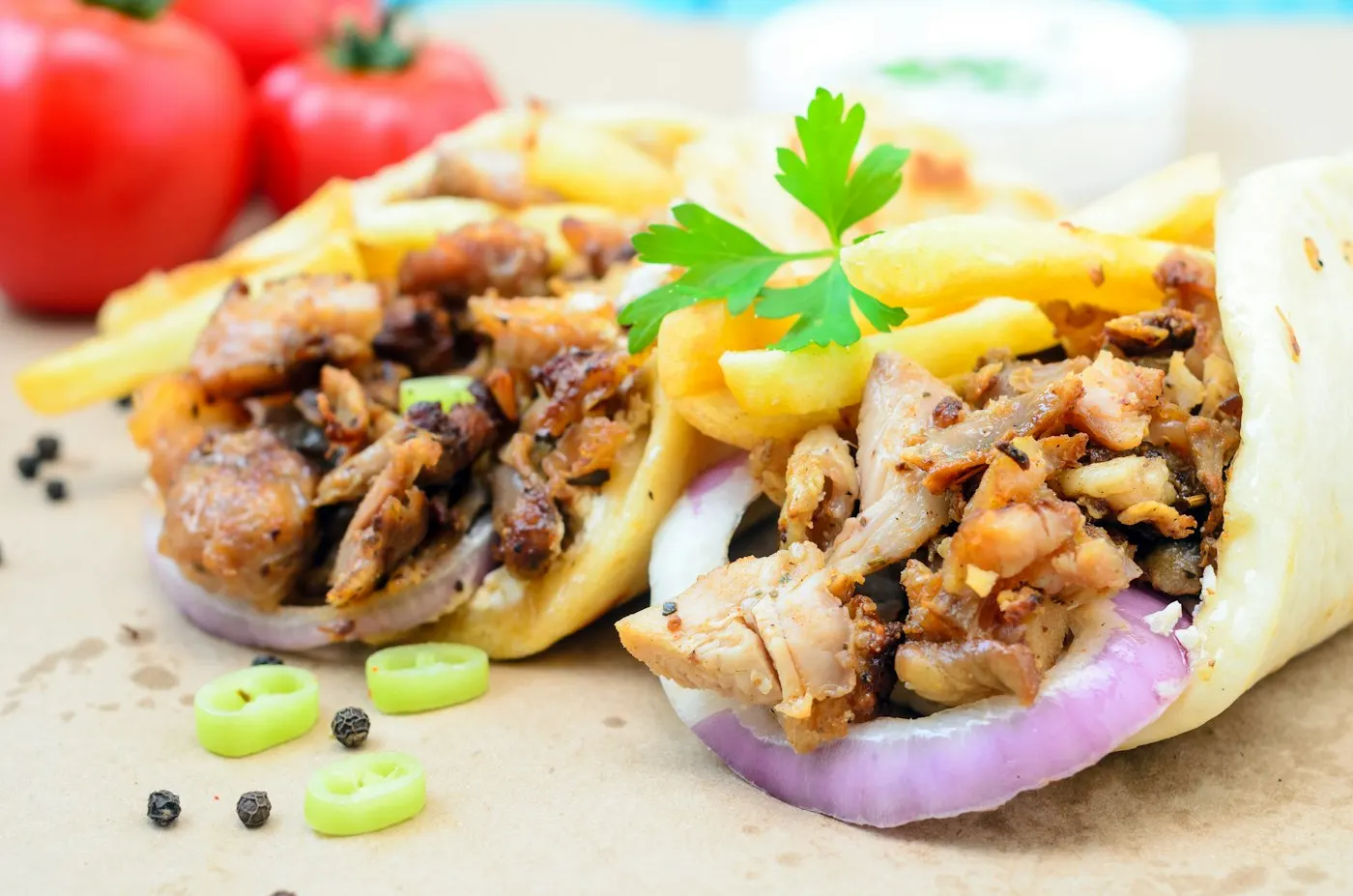 Türkisches Fladenbrot und Pide